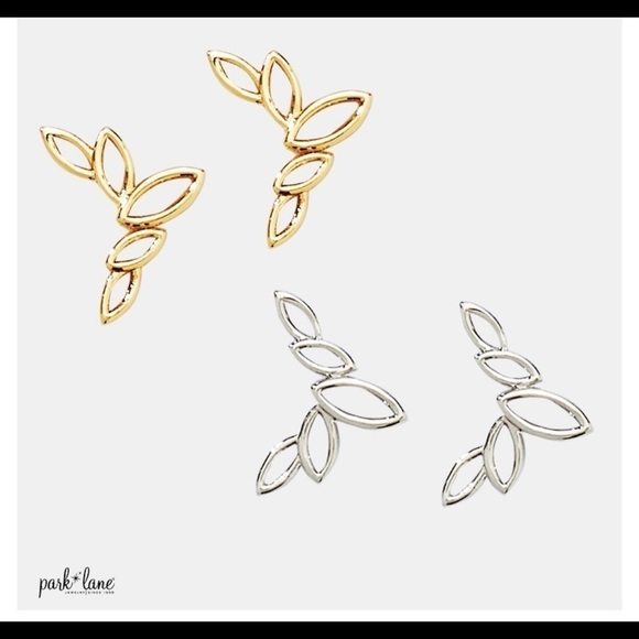 Park Lane Earrings Crepe Pierced Earrings Silver Tone - Picture 2 of 6